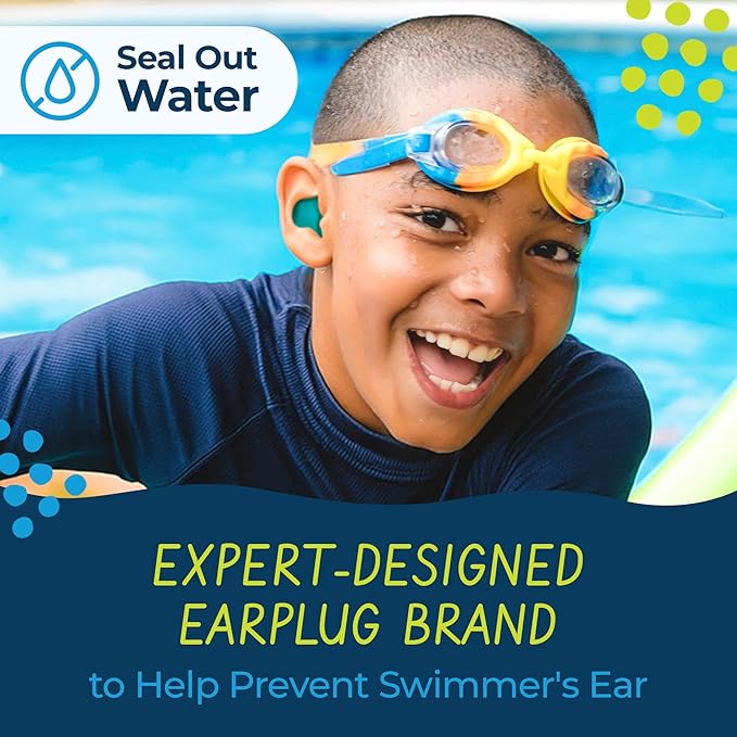 Earvolution Original Putty Buddies Ear Plugs for Swimming - Invented by an Ear Physician - Moldable, Premium Silicone Ear Plugs - One Size - Waterproof - Made in The USA - 3 Pair Pack