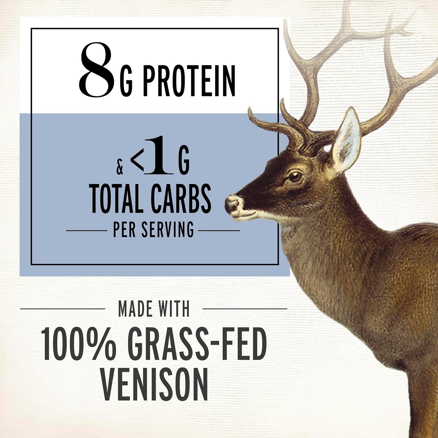Epic Venison Steak Strips, 100% Grass-Fed, 20-Pack (0.8 oz)