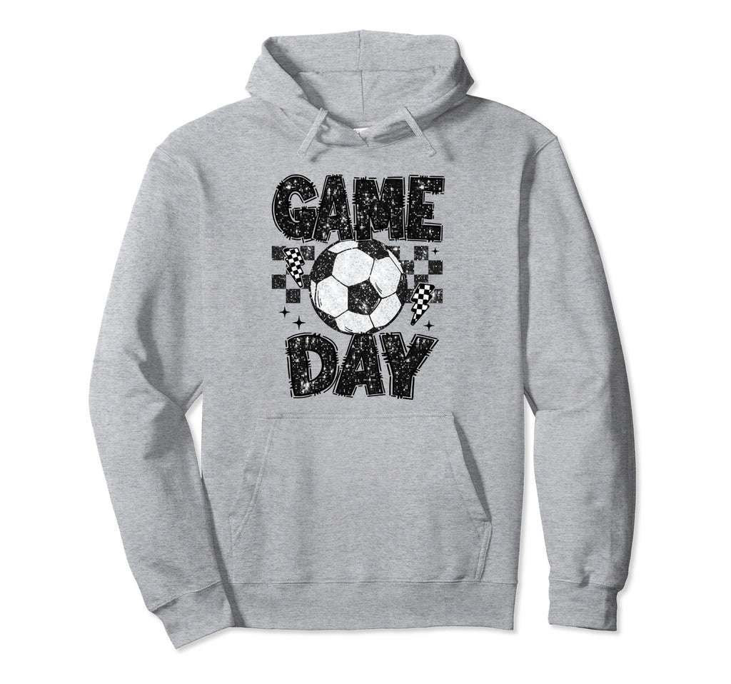 Game Day Soccer Life Soccer Mama Mom Hoodie - Unique Graphic Unisex