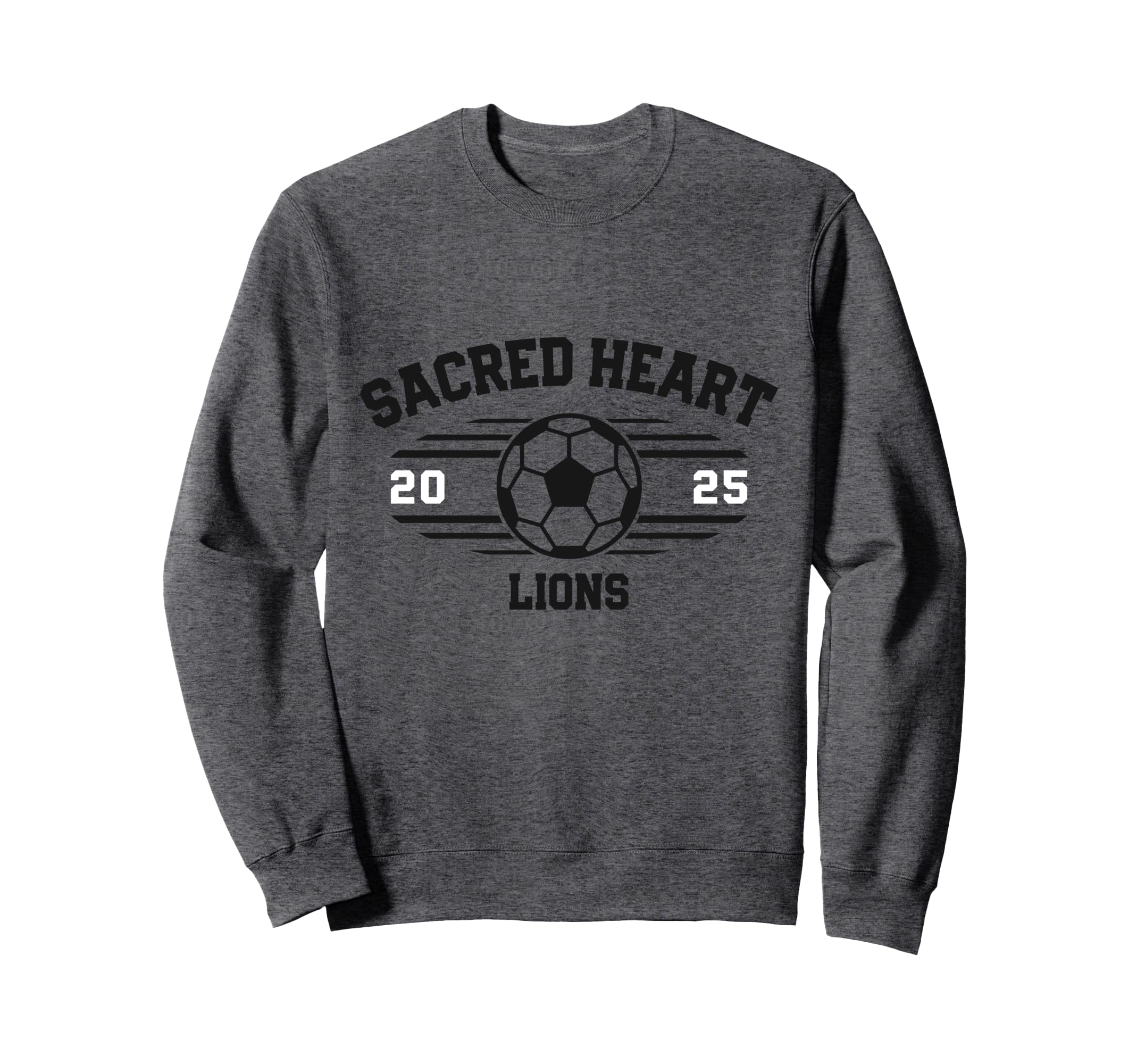 Sacred Heart Lions Soccer Ball 2025 Sweatshirt - Custom Art Print Unisex