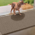 IM HOME Extra Large 71" x 25" Beige Dog Door Mats for Muddy Paws, Chenille Absorbent Dog Mat, Non Slip Heavy Mud Mat for Dogs, Soft Pet Bed Mat for Entryway, Mud Paws, Inside Floor