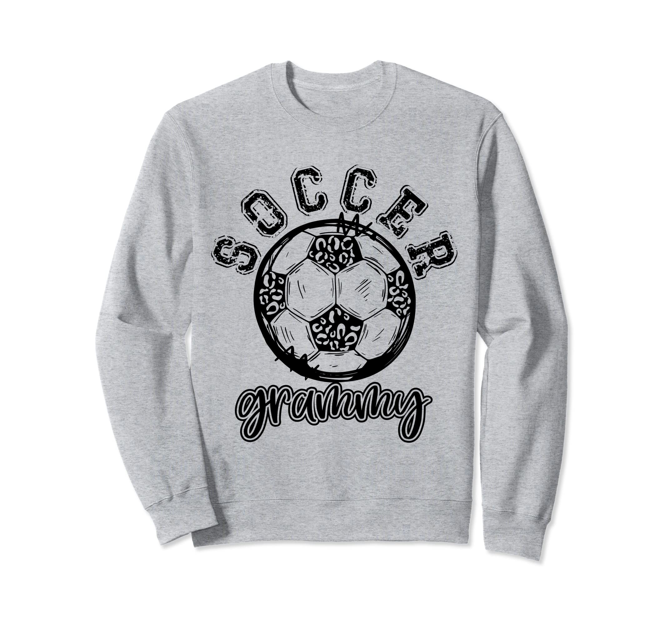 Soccer Grammy Leopard Cheetah Trendy Sweatshirt - Unique Graphic Men Women