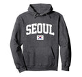 Seoul South Korean Flag Hoodie - Graphic Print for Adults