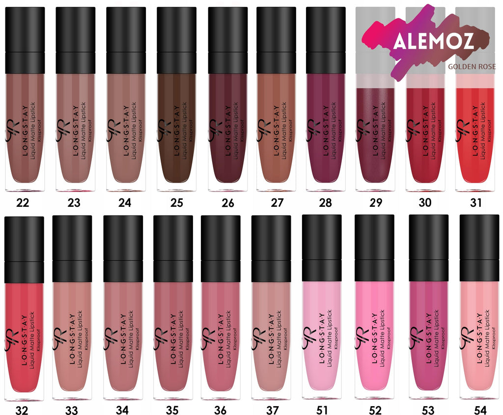 Golden Rose Matte Liquid Lipstick No:07 - Long Lasting Comfortable Lip Color