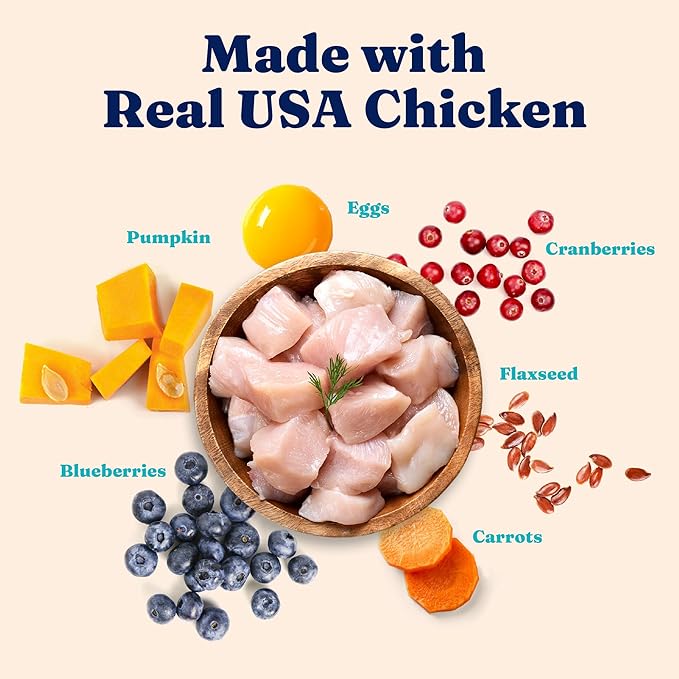 Solid Gold High Protein Dry Cat Food - Grain Free & Gluten Free Chicken Cat Dry Food w/Probiotics for Gut Health & Digestion - High Fiber & Omega 3 - Low Carb Superfood Kibble for Cats All Ages - 3LB