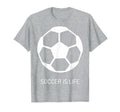 Soccer Is Life Bold Fan T-Shirt - Novelty Apparel for Adults