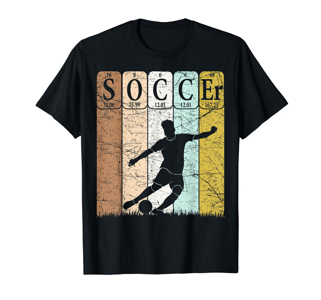 Soccer Periodic Table Elements Soccer T-Shirt - Novelty Apparel Men Women