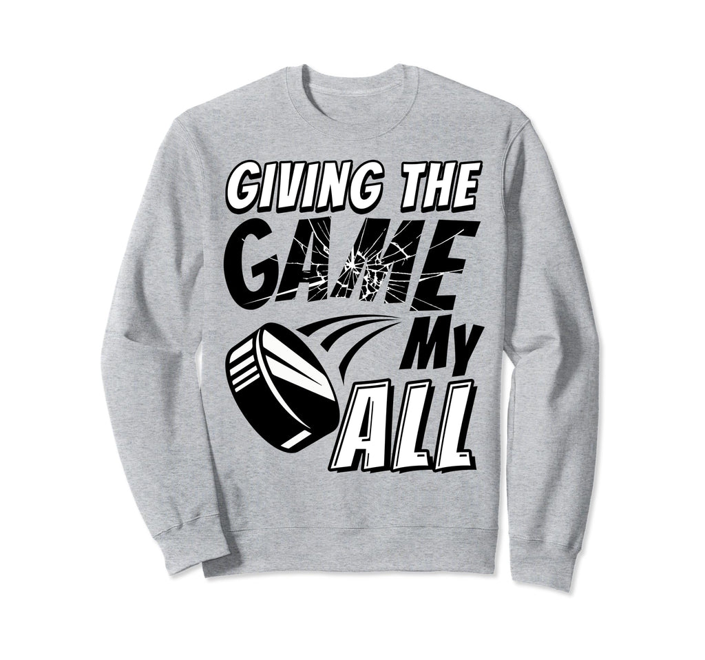 Motivational Ice Hockey Sweatshirt - Streetwear Style Men Women