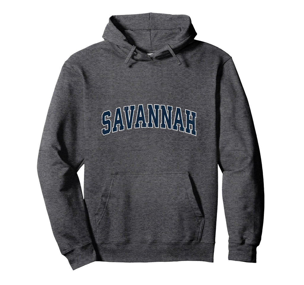 Savannah Georgia Ga Sports Navy Hoodie - Fun Novelty Design Men Women