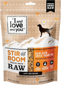 I AND LOVE AND YOU Stir and Boom Dehydrated Freeze Dried Raw Dog Food - Chicken - Grain Free, Real Meat, No Fillers, 1lb Bag