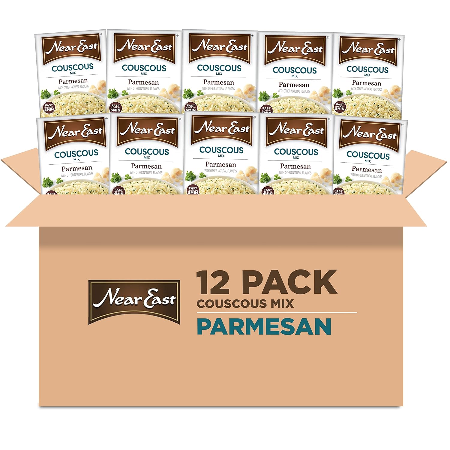 Near East Couscous Mix, Parmesan, Case of 12, 5.9 Oz