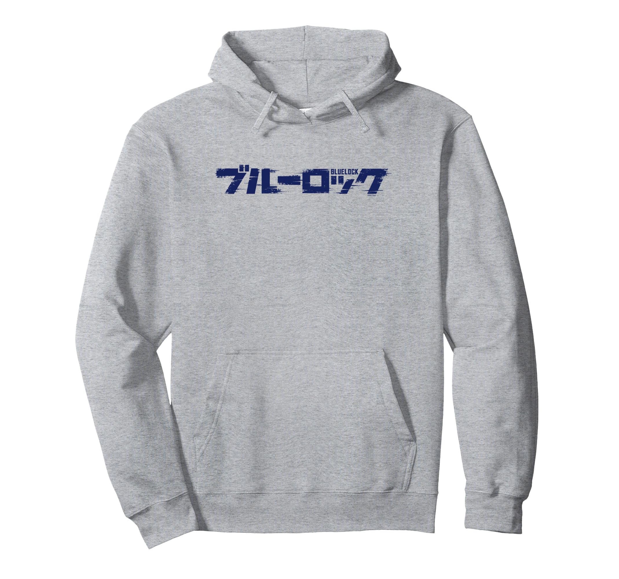 Blue Lock Distressed Glitch Chest Hoodie - Fun Novelty Design Unisex