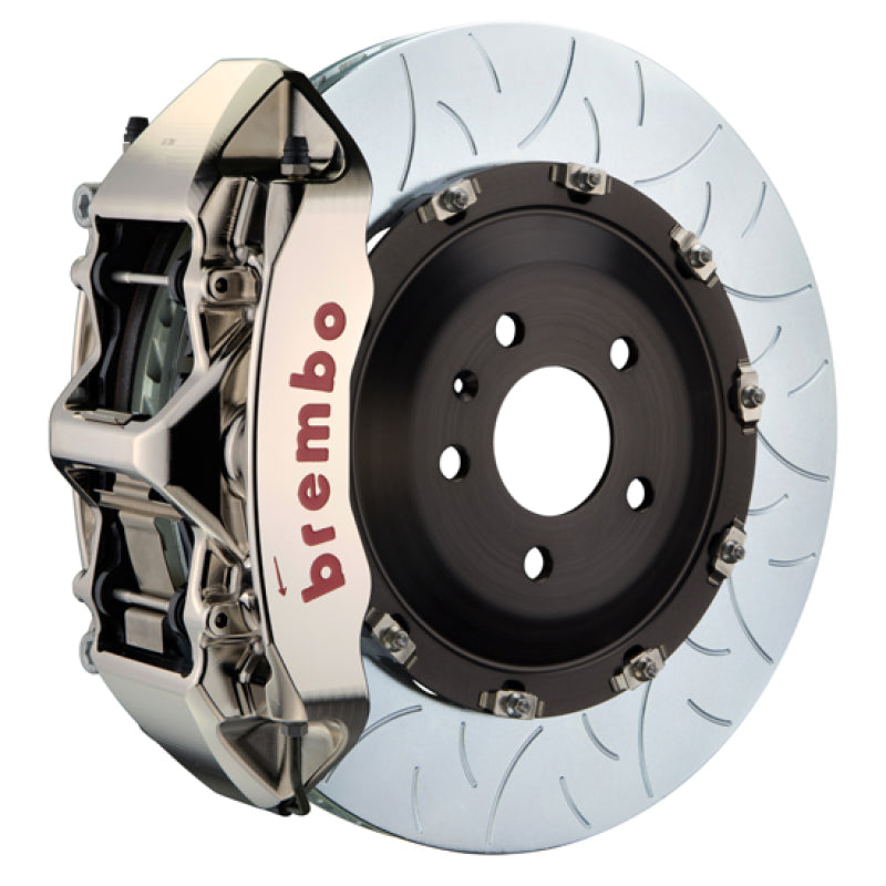 Brembo 03-07 Cayenne/S/Turbo Fr GTR BBK 6Pis Billet 405x34 2pc Rotor Slotted Type3-Nickel 1N3.9501AR