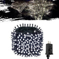 OZS 115Ft 300LED Cool White String Lights Indoor/Outdoor, Waterproof 8 Modes Christmas Lights, Green Wire Tree Lights for Party Wedding Garden Xmas Decorations (Cool White)