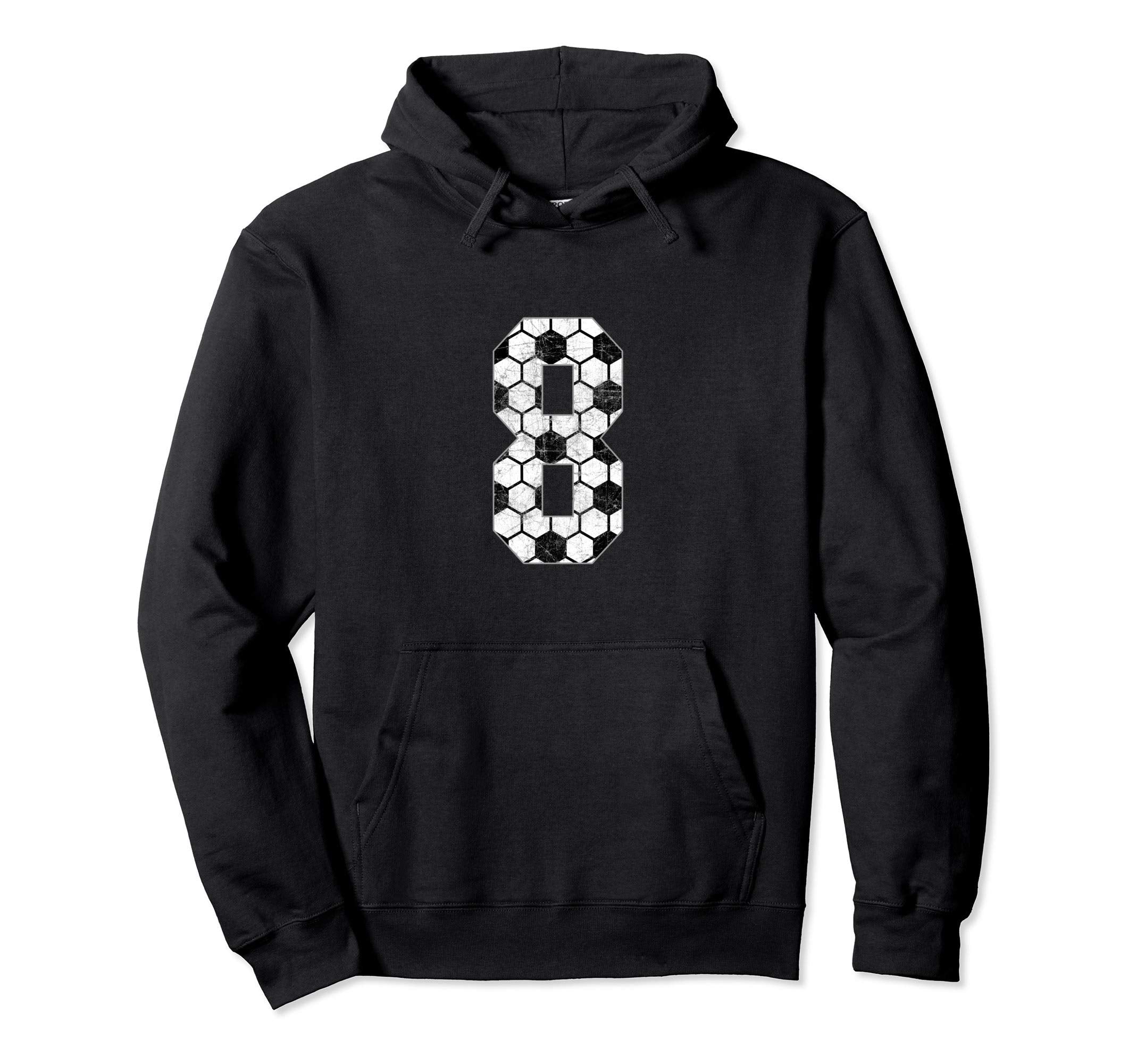 Soccer 8 Love Soccer Mom Favorite Player Hoodie - Trendy Graphic Men Women