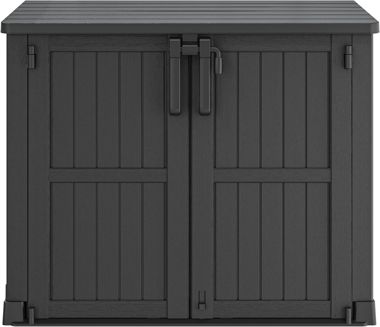NUNU LAB Outdoor Storage Cabinet 36 Cu.Ft Garden Storage Shed Waterproof Lockable for Garden Hoses, Generator, and Lawn Mower