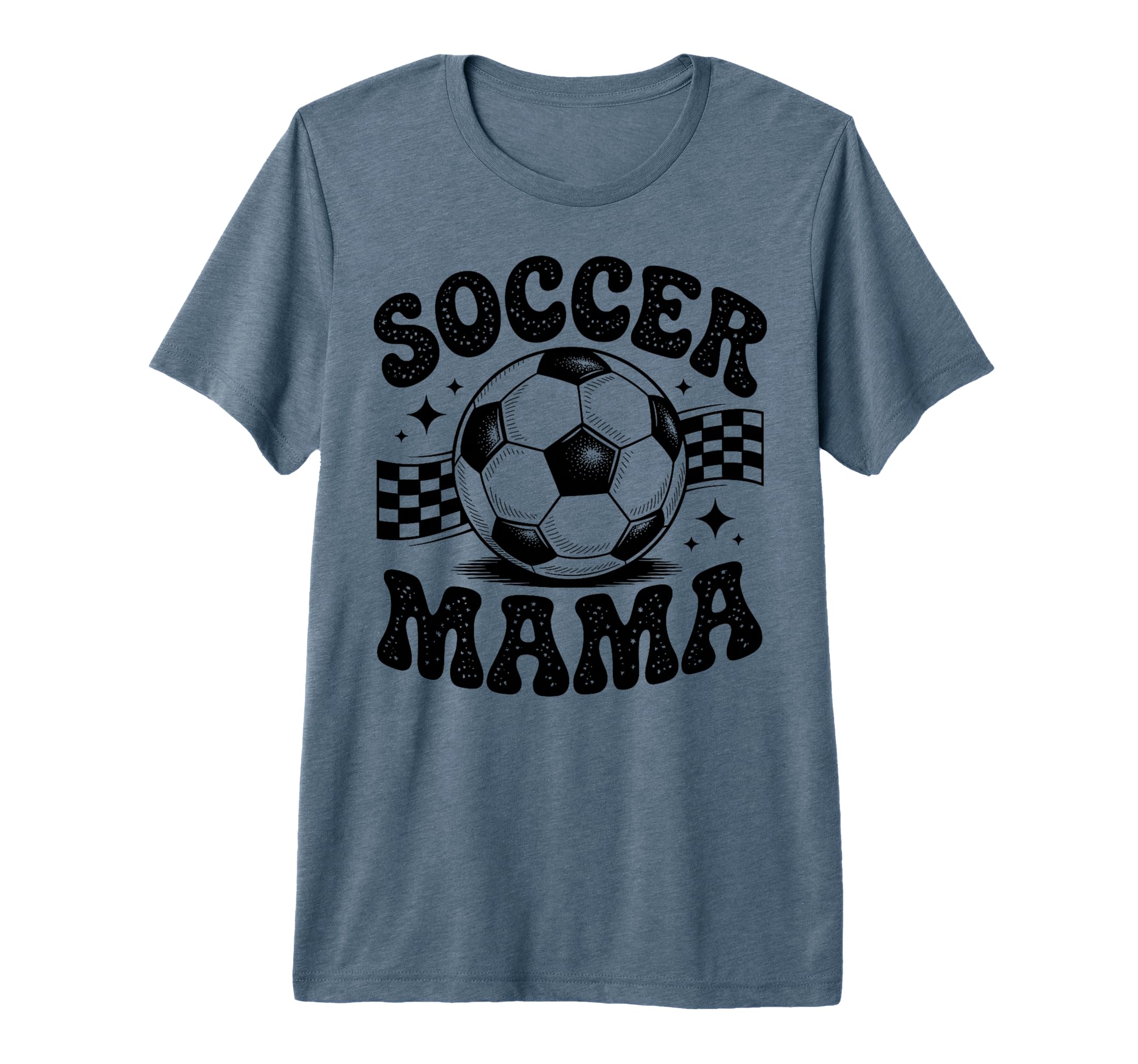 Soccer Mama Football Soccer Player Mom Fan T-Shirt - Graphic Print Unisex