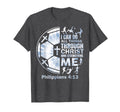 Christian Soccer Player Team Religious T-Shirt - Minimalist Print Unisex