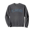 St Augustine Florida Fl Sports Navy Sweatshirt - Trendy Graphic Unisex