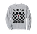 Groovy Soccer Soccer Game Day Vibes Sweatshirt - Minimalist Print Unisex