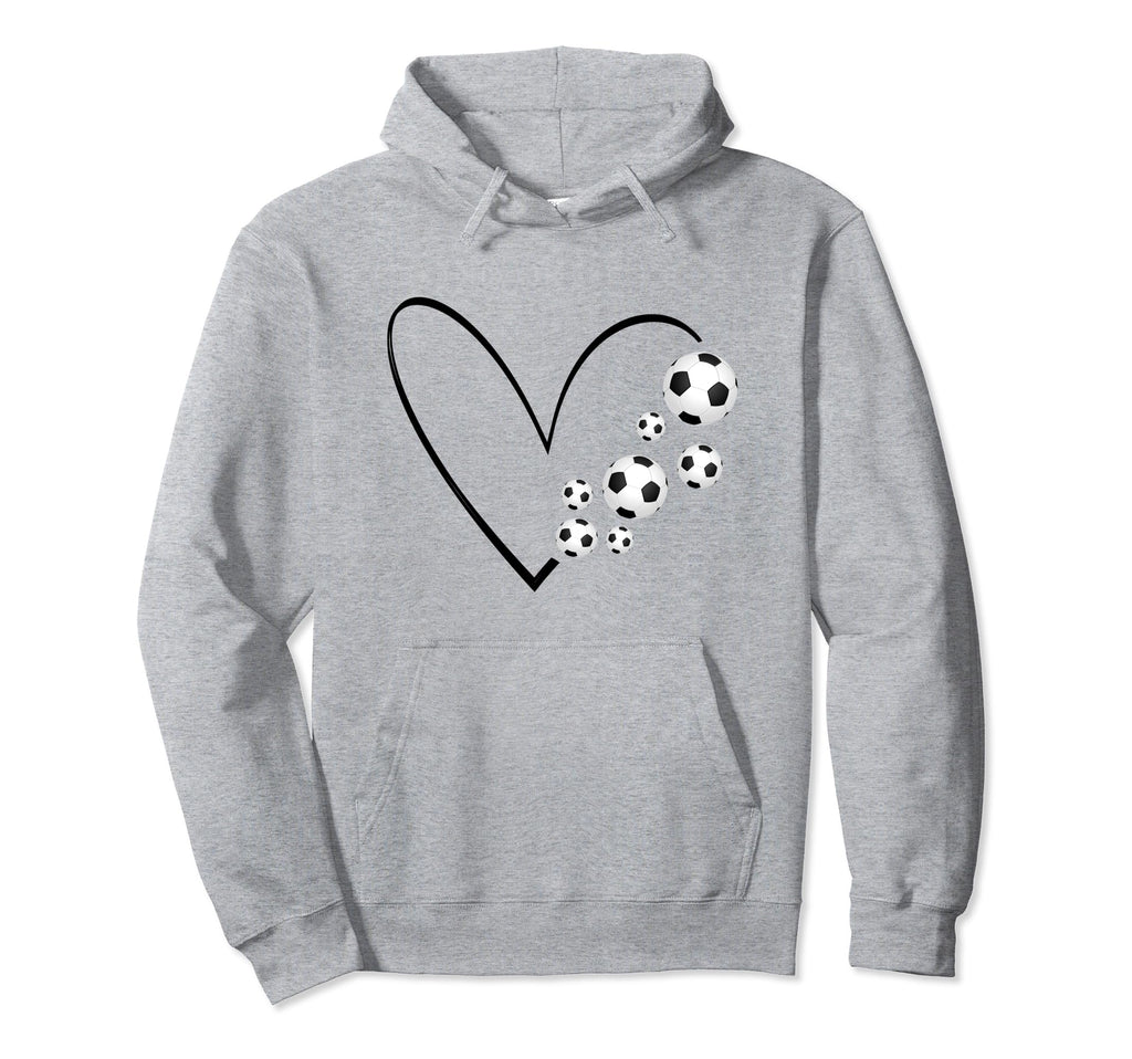 Love Soccer Hoodie - Fun Novelty Design Unisex