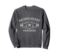 Sacred Heart Crusaders Soccer Sweatshirt - Casual Everyday Wear Men Women