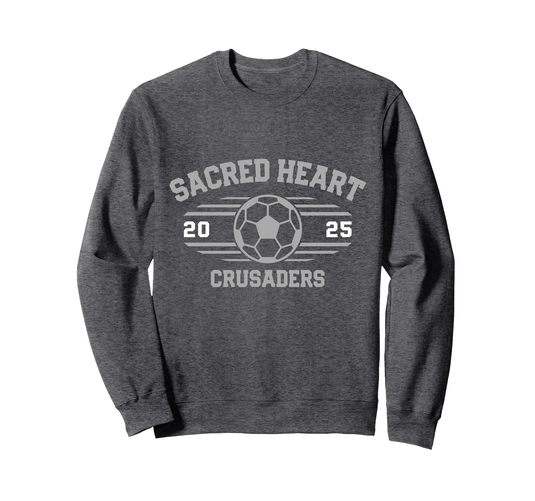 Sacred Heart Crusaders Soccer Sweatshirt - Casual Everyday Wear Men Women
