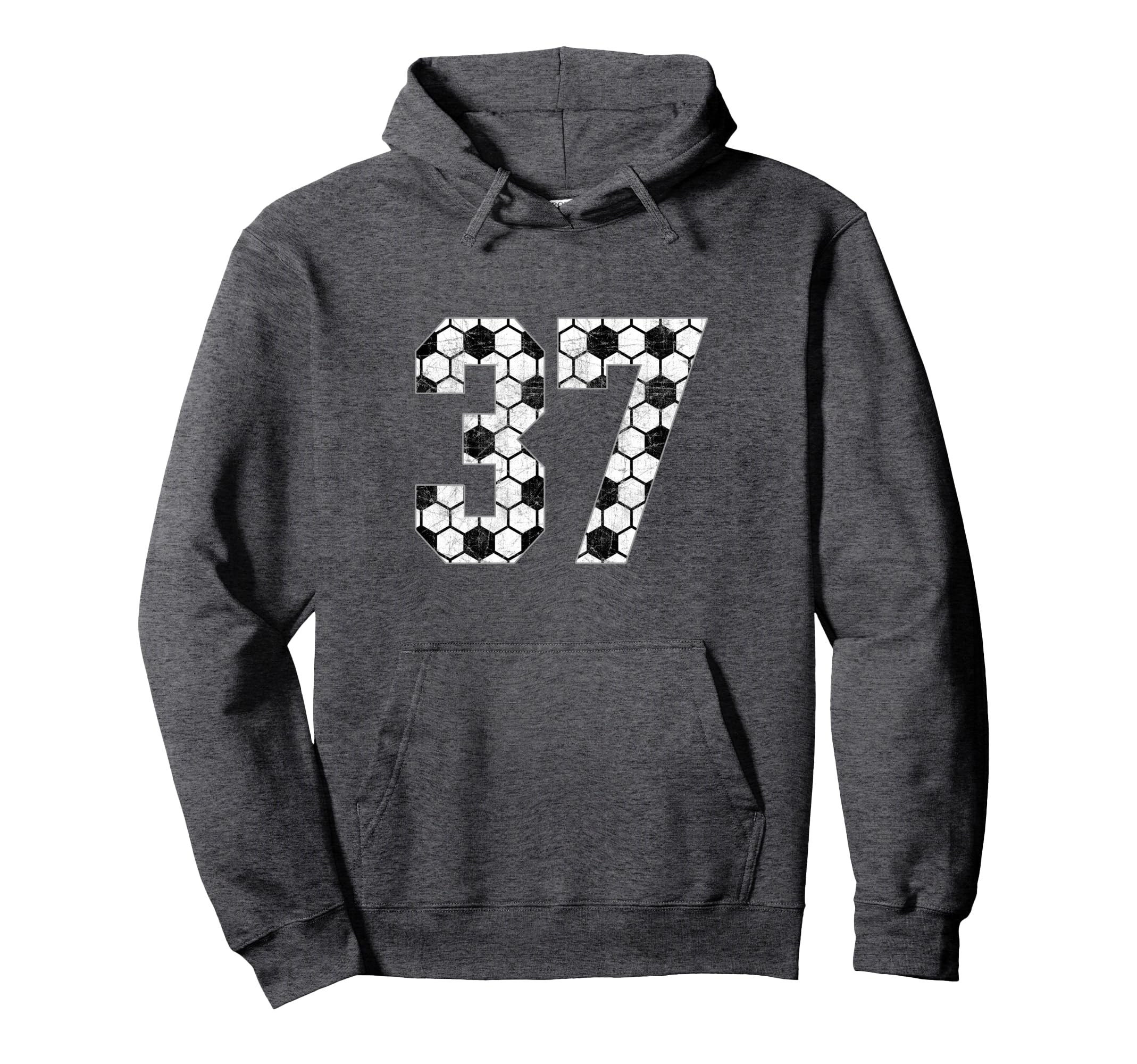 Soccer 37 Soccer Player Jersey Number 37 Hoodie - Custom Art Print Unisex