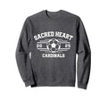 Sacred Heart Cardinals Soccer Ball Sweatshirt - Graphic Print for Adults