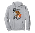 Game Day Vibes Leopard Helmet Hoodie - Minimalist Print for Adults