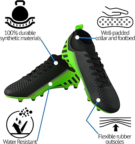 Santos Junior Firm Ground Mid Cut Soccer Shoes