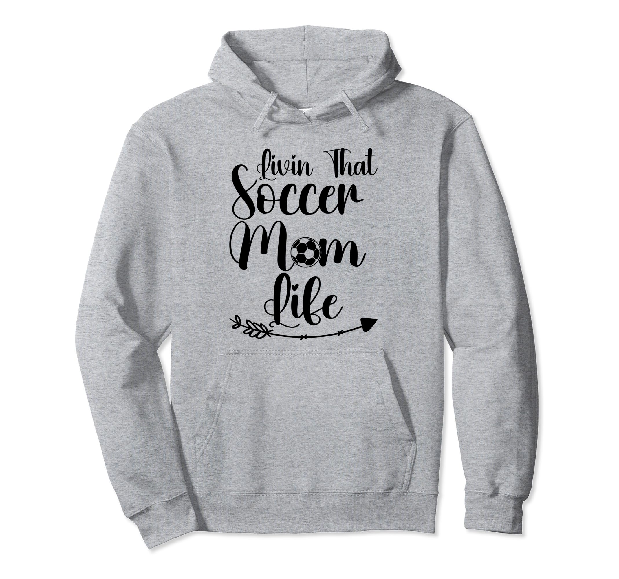 Living That Soccer Mom Life Funny Hoodie - Custom Art Print Men Women