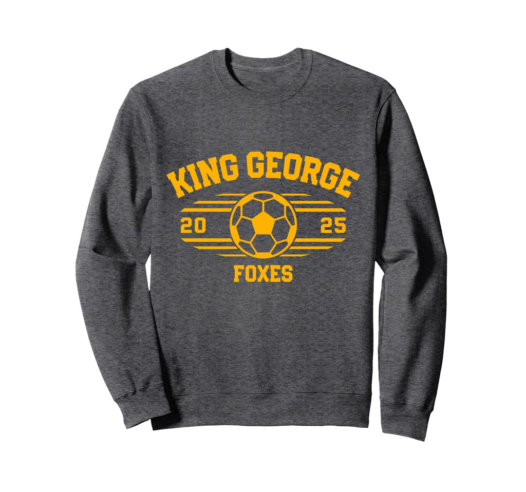 King George Foxes Soccer Ball 2025 Hs Sweatshirt - Unique Graphic Men Women