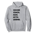 Funny Soccer Coach Profession Outfits Hoodie - Minimalist Print Men Women