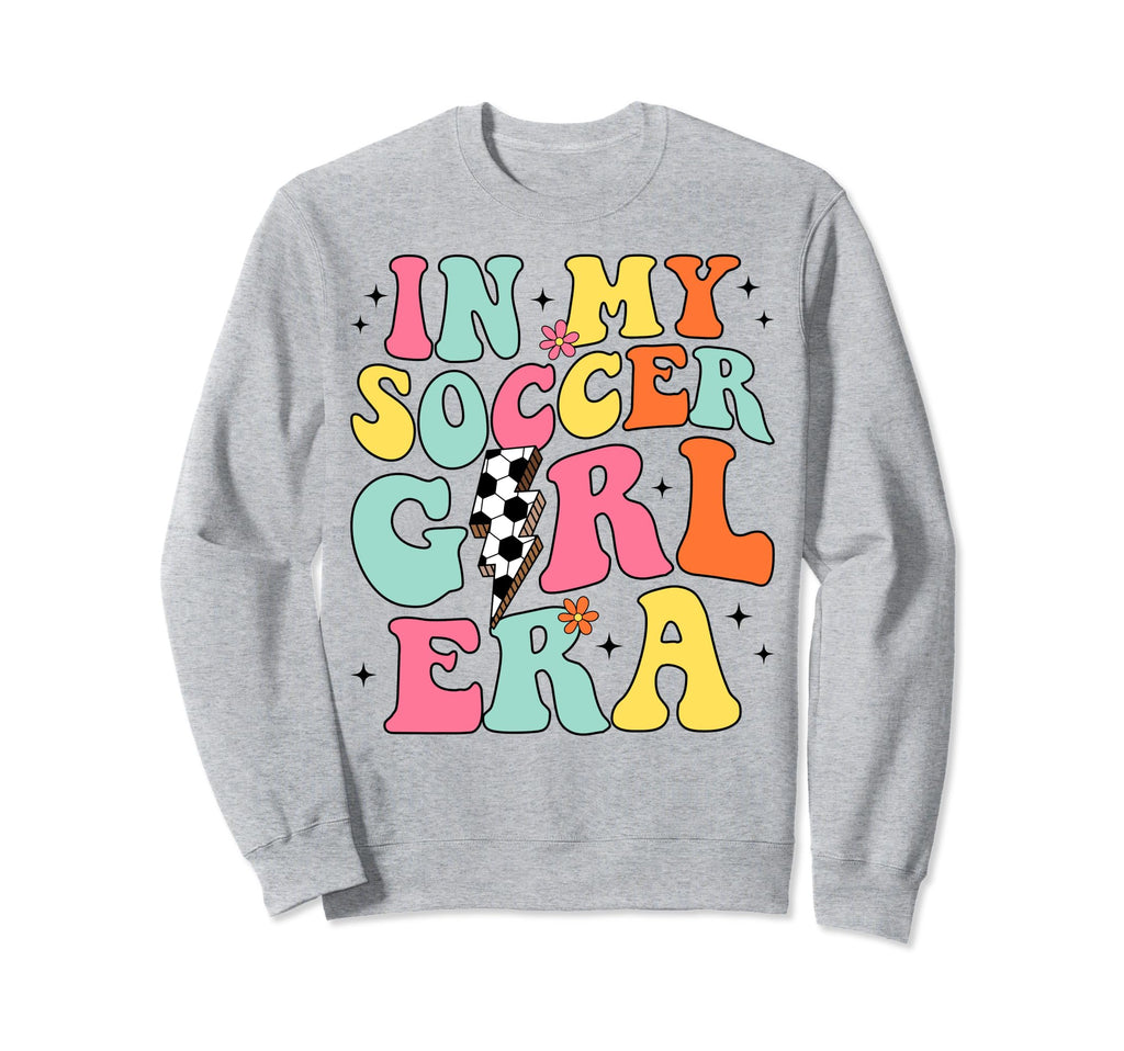 My Soccer Era Groovy Soccer Sweatshirt - Casual Everyday Wear for Adults