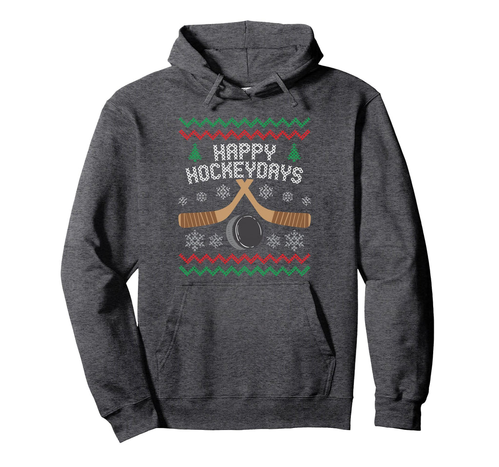 Happy Hockeydays Ice Hockey Fan Ugly Hoodie - Streetwear Style Men Women