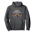 Happy Hockeydays Ice Hockey Fan Ugly Hoodie - Streetwear Style Men Women