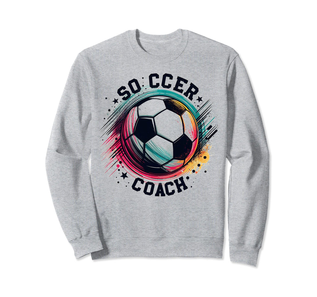 Soccer Coach Training Coaching Sweatshirt - Graphic Print Men Women