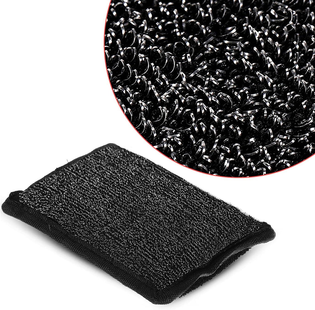 Grill Brush Bristle Free(Steel Wire),Replaceable BBQ Cleaning Head,Safe Replacement Cleaning Pad for Cast Iron or Stainless-Steel Grates (No Handle)