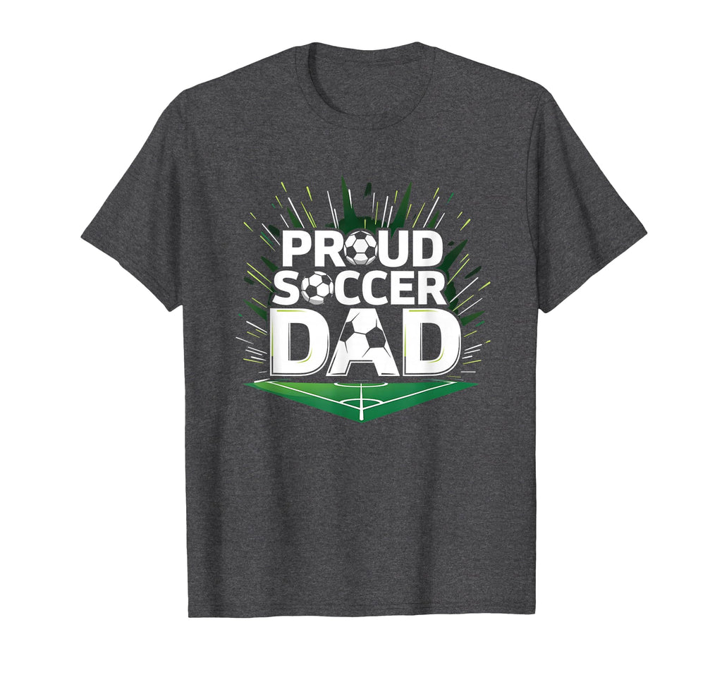 Proud Soccer Dad Cheering Sideline T-Shirt - Streetwear Style Men Women