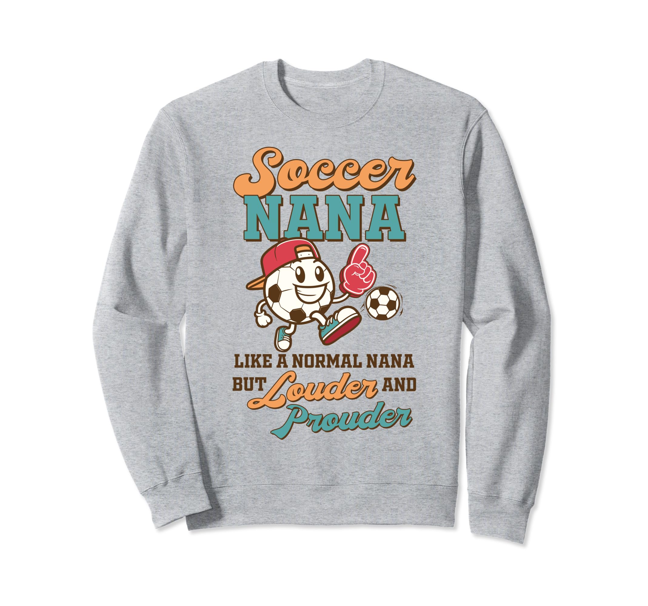 Soccer Grandma Game Day Soccer Sweatshirt - Casual Everyday Wear Men Women