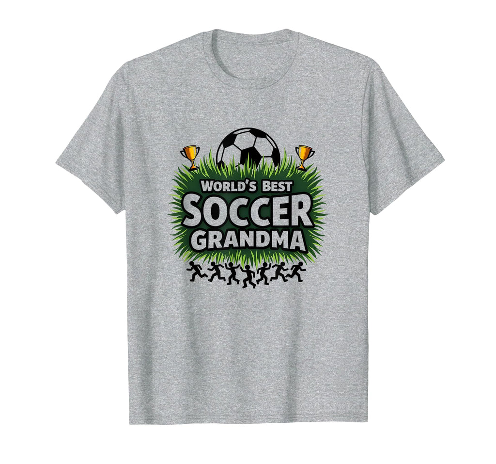 Worlds Best Soccer Grandma Champion T-Shirt - Custom Art Print for Adults