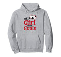 Be Heart Shaped Soccer Teenager Hoodie - Fun Novelty Design Unisex