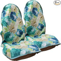 Car Seat Cover Protector Front Seats,for Gym Workout,Running,Swimming,Beach and Hiking,Waterproof Sweat Towel Bucket Seat Covers for Cars SUV Trucks (Chrysanthemum, 2Pcs)