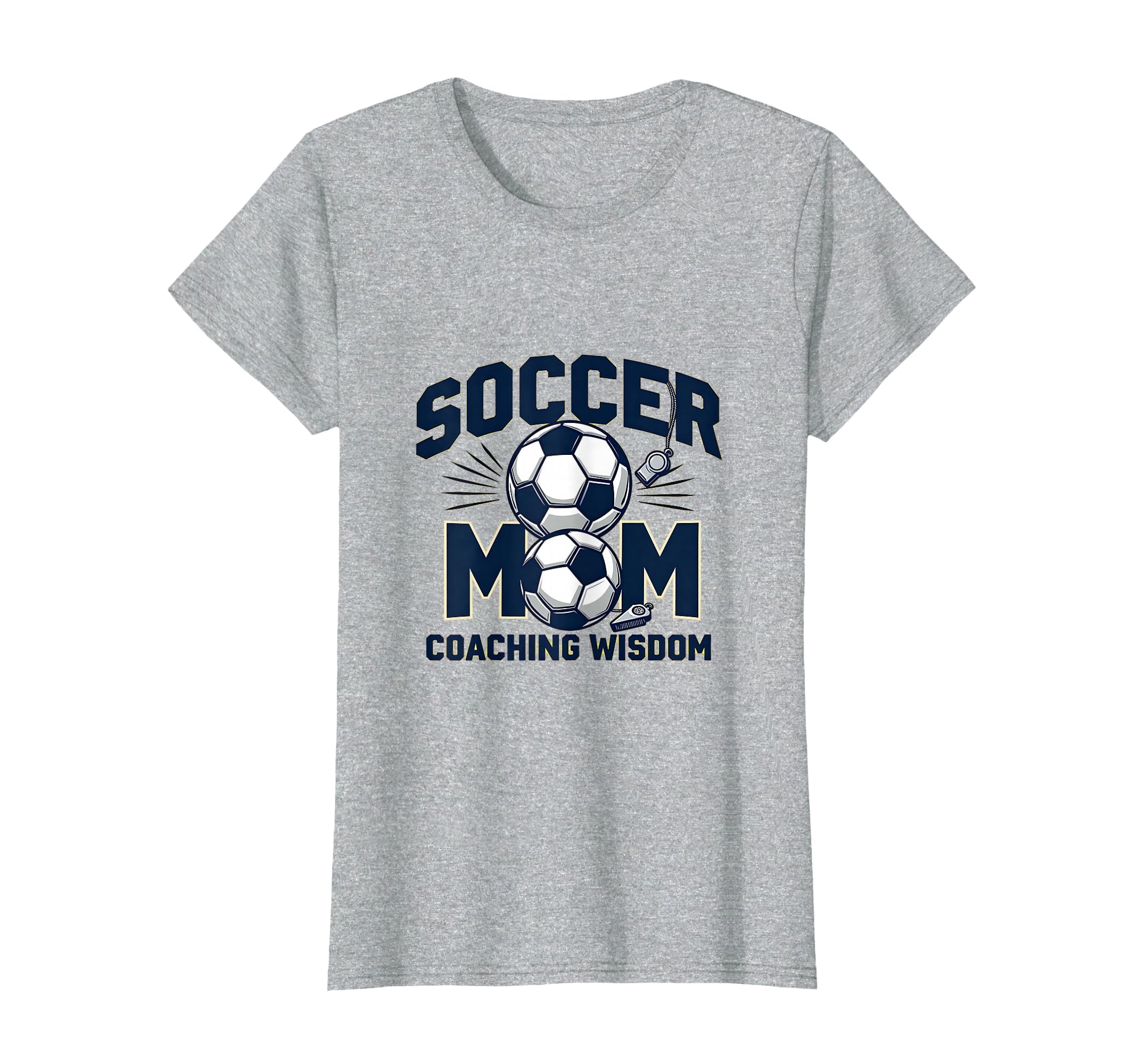 Soccer Mom Coaching Wisdom Sports T-Shirt - Trendy Graphic for Adults