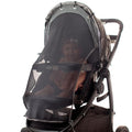Stroller Sun Shade - Universal UV Protection Cover for Strollers Sunshade with See Through, Clip-On Sun Blocker, Sun Shield for Baby, Breathable Adjustable Fit, Full Coverage, Large