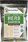 Open Seed Vault 4,000 Non GMO Heirloom Vegetable Seeds for Planting Vegetables and Fruits - 12 Variety Pack of Herb Seeds for Planting Outdoors - Gardening Supplies, Survival Gear, Prepper Kits