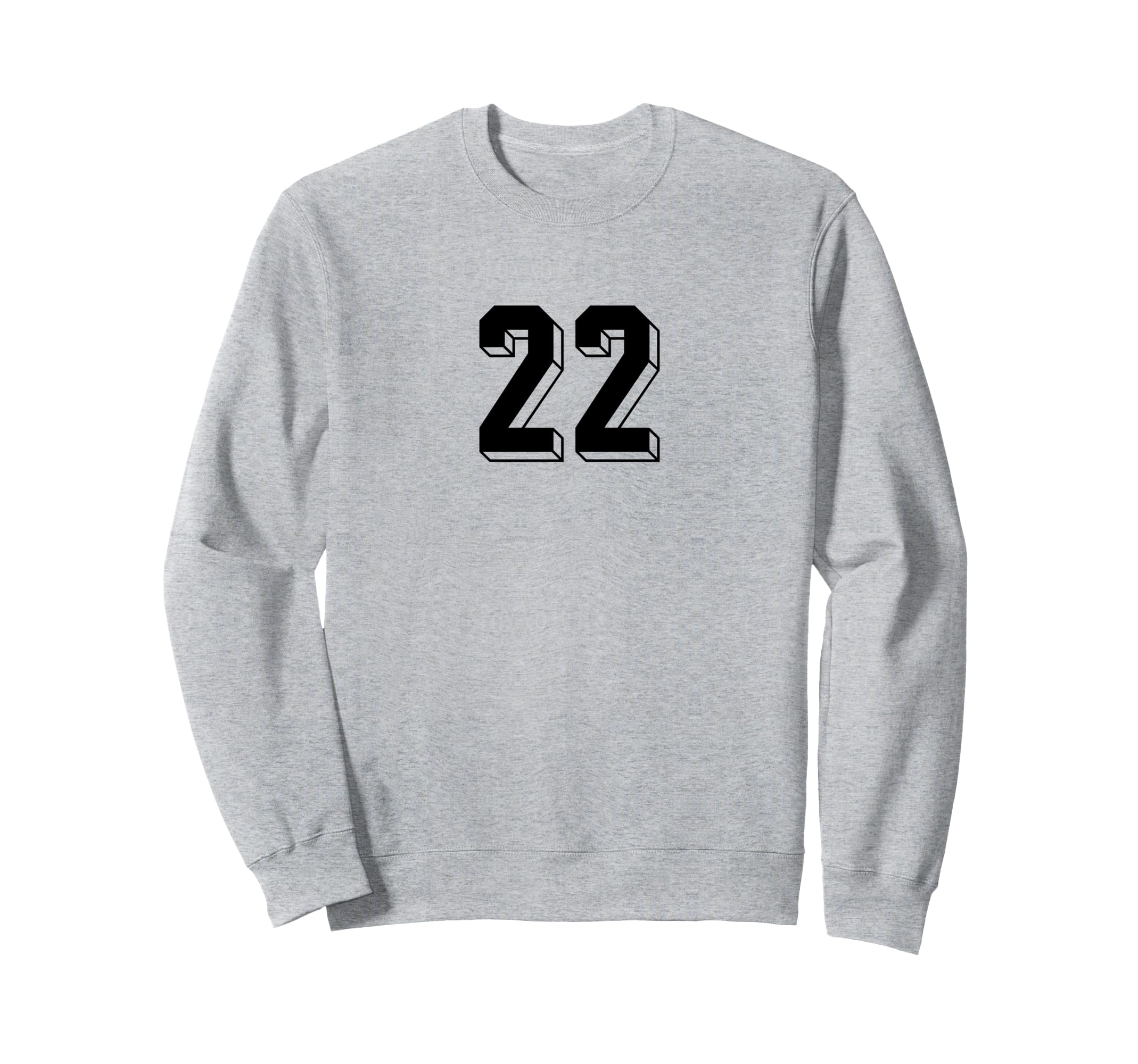 Number 22 80S 90S Soccer Team Sweatshirt - Custom Art Print for Adults