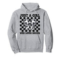 Just Who Loves Soccer Mom Coquette Bow Hoodie - Minimalist Print Men Women