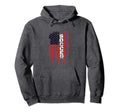 American Flag Soccer Rustic Hoodie - Casual Everyday Wear for Adults